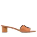 Tory Burch Ines 55mm leather mules - Brown