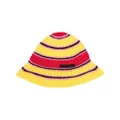 Stella McCartney crochet knit cotton bucket hat - Yellow