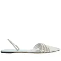 Giuseppe Zanotti Claralie slingback flat sandals - Silver