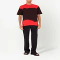 Ferragamo colour-block cotton T-shirt - Red