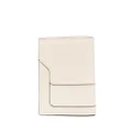 Marni logo-print leather cardholder - Neutrals