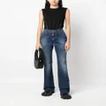 Dsquared2 logo-patch flared jeans - Blue