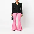 Blumarine mid-rise flared trousers - Pink
