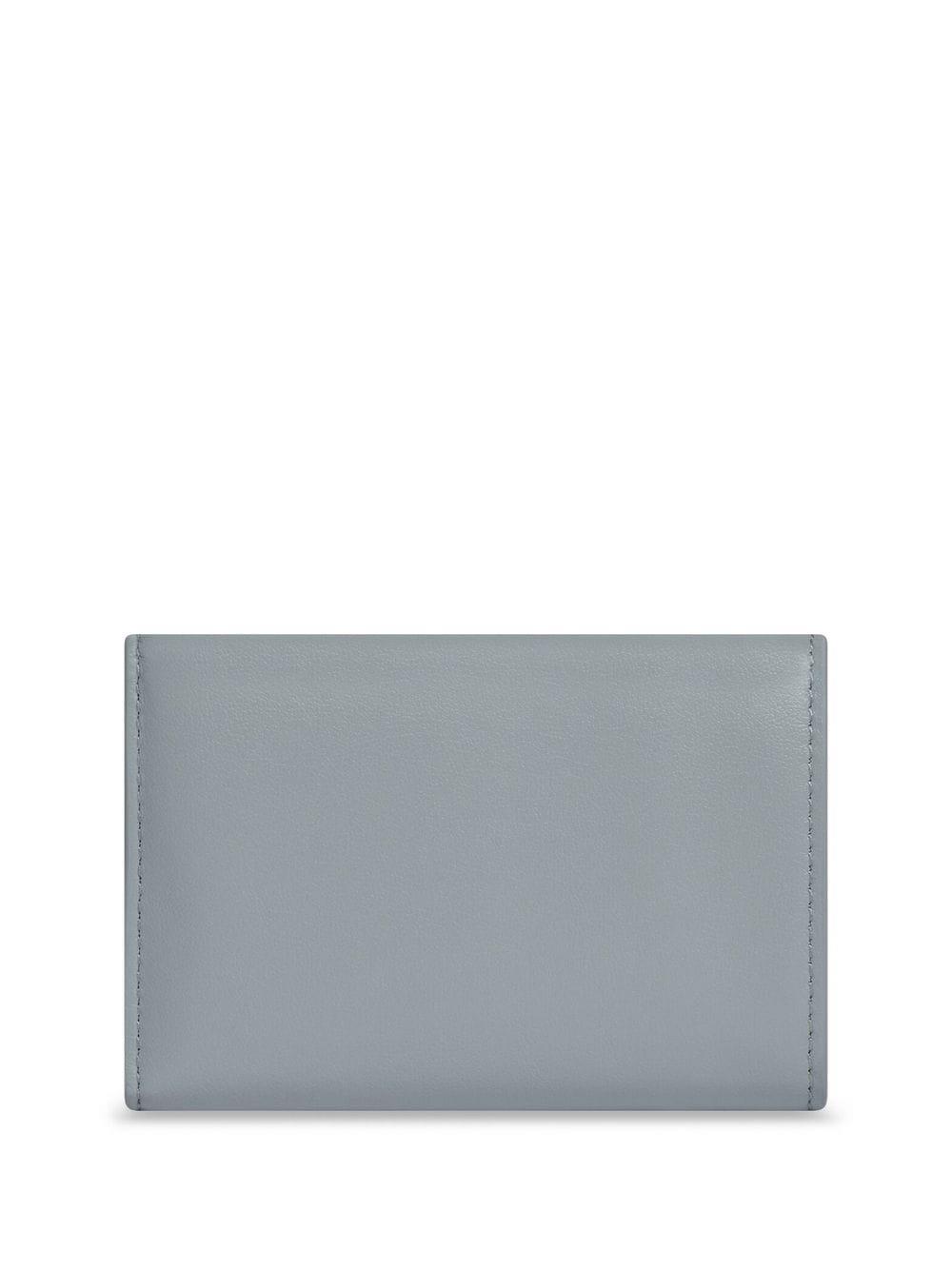 Balenciaga logo-print wallet - Blue
