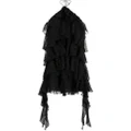 Blumarine tiered mini dress - Black