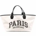 Balenciaga large Cities Paris Jumbo tote bag - Neutrals