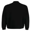 Sunspel half-zip front sweatshirt - Black