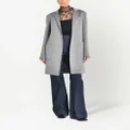 Adam Lippes Gina open-front cashmere coat - Grey