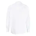 Corneliani long-sleeve cotton-linen shirt - White