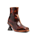 Eckhaus Latta sculpted-heel boots - Brown
