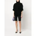 Christian Dior Pre-Owned 2010s fringed knitted top - Black