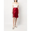 Christian Dior Pre-Owned 1990s bias cut skirt - Red