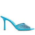 René Caovilla 120mm crystal-embellished sandals - Blue