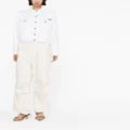 Dolce & Gabbana logo-patch denim jacket - White