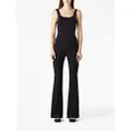 Alexander McQueen mid-rise flared trousers - Black