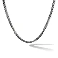 David Yurman sterling silver Box Chain necklace - Black