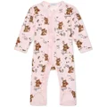 Dolce & Gabbana Kids leopard-print babygrow set - Pink
