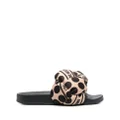 Love Moschino braided padded 25mm sandals - Neutrals