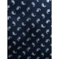 Corneliani embroidered-pattern silk tie - Blue