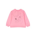 jnby by JNBY bunny-print long-sleeve sweater - Pink