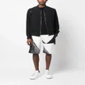 Alexander McQueen abstarct-print cotton Bermuda shorts - White