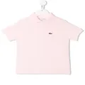 Lacoste Kids embroidered logo polo shirt - Pink