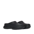 Balenciaga x Crocs logo-embossed slides - Black