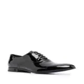 Philipp Plein patent-leather Oxford shoes - Black