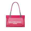 Balenciaga small Duty Free mesh tote bag - Pink