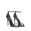 Dolce & Gabbana KIM DOLCE&GABBANA 105mm patent leather sandals - Black