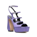 Sergio Rossi buckle-fastening strappy sandals - Purple