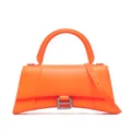 Balenciaga Hourglass small leather top handle bag - Orange