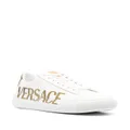 Versace La Greca logo-print low-top sneakers - White
