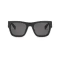 Philipp Plein square-frame crystal-embellishment sunglasses - Black
