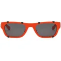 Philipp Plein Icon Hexagon square-frame sunglasses - Orange