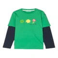 There Was One Kids Trilogy-print long-sleeve T-shirt - Green
