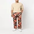 Valentino Garavani abstract-print pajama trousers - Orange
