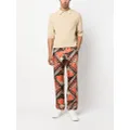 Valentino Garavani abstract-print pajama trousers - Orange