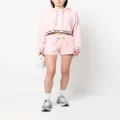 Moschino logo-print shorts - Pink