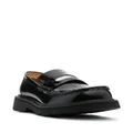 Kenzo logo-plaque chunky leather loafers - Black
