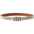 Burberry Vintage Check leather belt - Neutrals