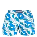 Vilebrequin Moorea shark-print swim shorts - Blue