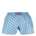 Vilebrequin Moorise turtle print swim shorts - Blue