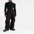 Balenciaga drawstring cargo trousers - Black