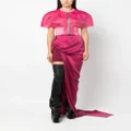 Rick Owens Edfu draped gown - Purple