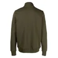 PS Paul Smith logo-patch high-neck cotton sweatshirt - Green