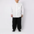 Yohji Yamamoto asymmetric cotton shirt - White
