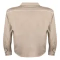 Dell'oglio long-sleeve cotton shirt - Neutrals