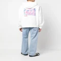 Marni logo-print hoodie - White
