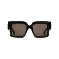 Gucci Eyewear oversized-frame sunglasses - Black